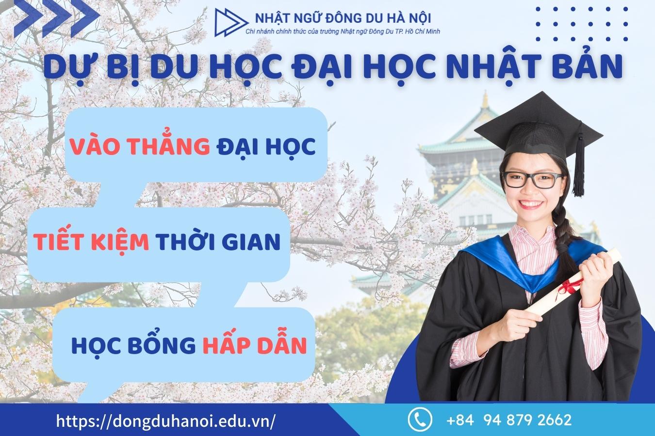 Dự bị đại học Nhật Bản - Học tiếng Nhật - Du học Nhật Bản Đông Du Hà Nội