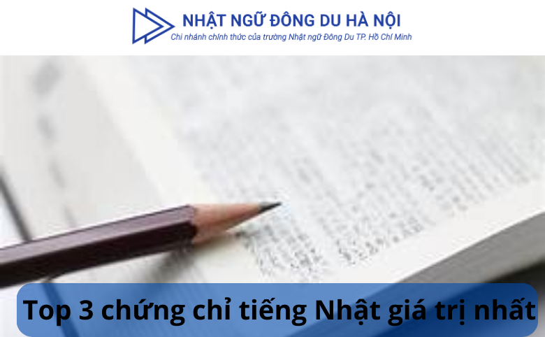 chứng chỉ tiếng Nhật