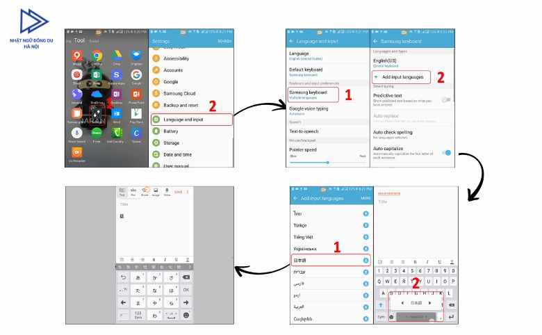 cách cài đặt và sử dụng bàn phím tiếng Nhật