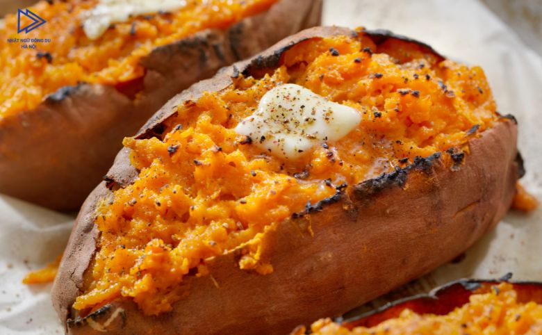 khoai lang nghien mua thu Nhat Ban - Đông Du Hà Nội