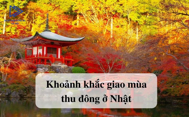 khoảnh khắc giao mùa thu đông ở nhật